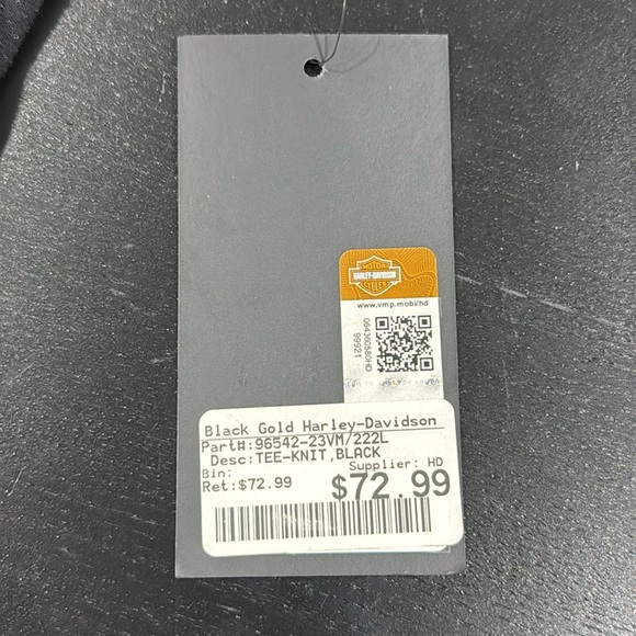 Harley-Davidson Men's Racing Ringer Tee - Black Beauty - 3XL - Picture 6 of 8